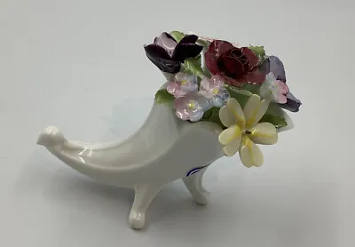 Buy ROYAL DOULTON Vintage Bone China Roses Flower Basket - Great As Gift! • 25£