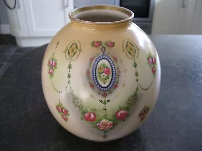Buy Vintage Windsor Art Ware Gibson & Sons Burslem Blush Ivory Ceramic Vase • 7.99£