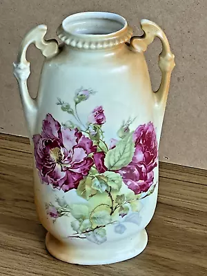 Buy Rare Art Nouveau Austrian Pottery Hand Painted Vase From The Late 1800s • 35.99£