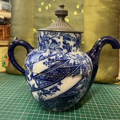 Buy Antique Victorian Doulton Burslem 1886 Patent Self Pouring Teapot JJ Royle • 20£