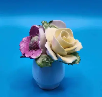 Buy Royal Adderley Floral Bone China Made In England Porcelain Flower Bouquet • 8.52£