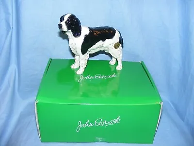 Buy John Beswick English Springer Spaniel Dog Black White JBD80BW New Boxed Figurine • 27.95£