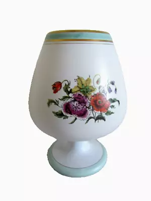 Buy Vintage Mid-Century Footed Vase  Flora  Keramiek Gouda Holland, Sandra,  Nr. 184 • 20£
