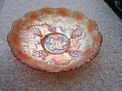 Buy Carnival Glass Bowl By Fenton In Marigold  • 13£
