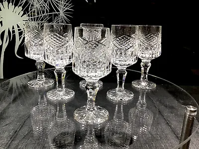 Buy 6 Tyrone Cut Crystal Liqueur Glasses - Slieve Donard Collection- Signed And RARE • 80£