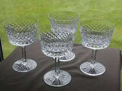 Buy 4 X Tyrone Crystal  SPERRINS?  Large Champagne / Dessert Glasses- Ex Cond • 79.99£