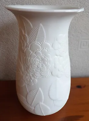 Buy Kaiser Germany - White Bisque Porcelain - Large Floral Vase  - Manfred Frey 643 • 15£