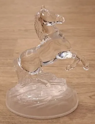 Buy Vintage Crystal French Cristal D'Arques Horse Sculpture Ornament Figurine • 9.99£