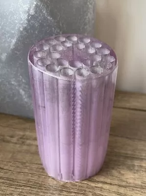 Buy Heavy (650g) Lavender Glass Paperweight Ideal For Pencils & Paint Brushes • 10£