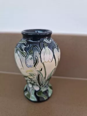 Buy Moorcroft Nivalis Vase Rachel Bishops 2002 ~  10cm High 1st Quality • 150£