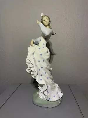 Buy Vintage Spanish Porcelain Figurine Lladro Nao Flammenco Dancer • 230£