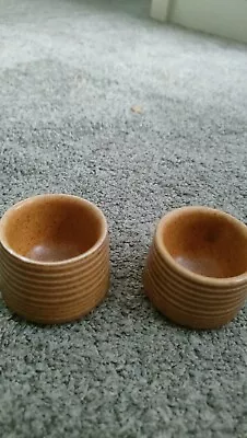 Buy C4 Pottery Langley/Denby - Canterbury - Vintage Embossed Egg Cups 7A2A • 2£