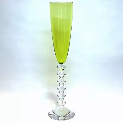 Buy Baccarat Vega Fruitissimo Green Champagne Glass Tableware Free Shipping [Used] • 155.92£