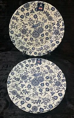 Buy Set Of 3 Royal Wessex NANKIN BLUE BIRD FLORAL 10  Dinner Plates  Brand New • 35.91£