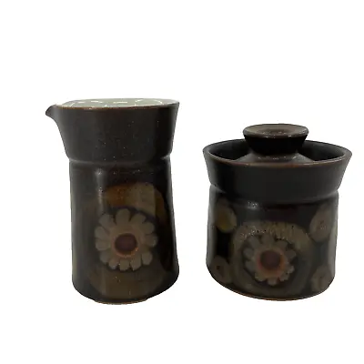 Buy Denby Langley Stoneware Samarkand Arabesque Cream Sugar England Pottery • 30.85£