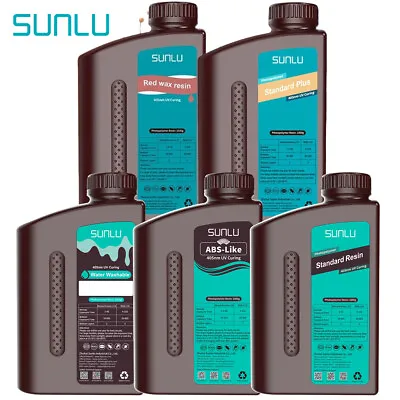 Buy SUNLU 1KG ABS-Like/Standard/Standard Plus/Water Washable/Nylon-Like 405nm Resin • 19.99£