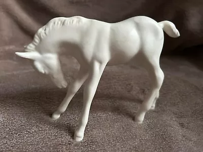 Buy Rare Beswick  Large White Matt Head Down  Foal 947 Vgc • 180£