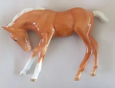 Buy Superb Beswick Porcelain Palomino 'foal (large-head Down)'  947 • 4.99£