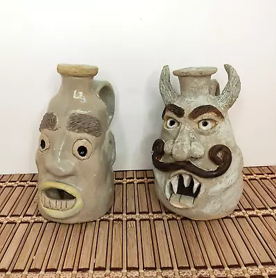 Buy Hand Made Pottery Scary / Ugly Face Jugs - Stonewear 5  • 38.41£