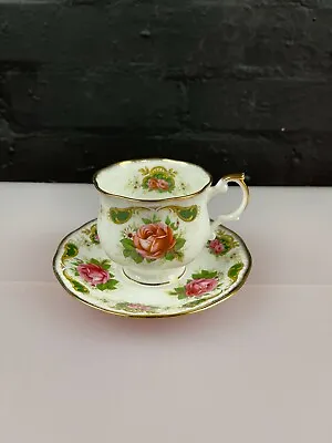 Buy Queens Fine China Balmoral Rosina Tea Cup And Saucer Roses • 14.99£