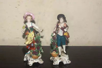 Buy Antique Pair Of Chelsea Porcelain Figures • 24£