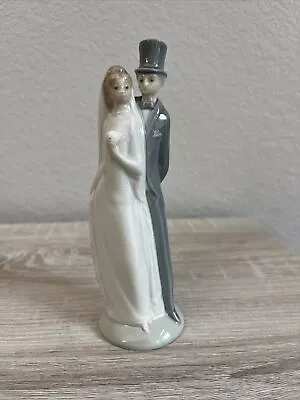 Buy Vintage NAO Lladro Just Married Porcelain Figurine. Wedding Cake Topper 6”H • 28.68£