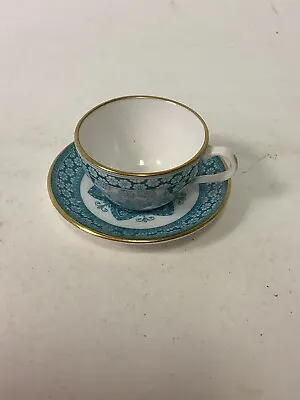 Buy 2 X Spode Miniature Fine Bone China Tea Cups And Saucers Approx 6.5cm #G • 20£
