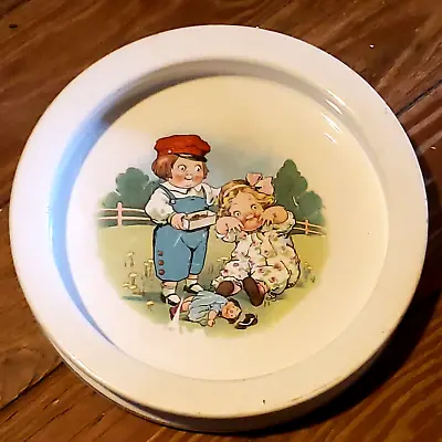 Buy VTG Buffalo Pottery  Childs Dish Plate Dolly Dingle Campbell Soup Kids 7 3/4  • 6.24£