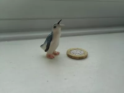 Buy Penguin  - Pottery- Beautiful Unusual Miniature Penguin - Grey Penguin Chick • 4.40£