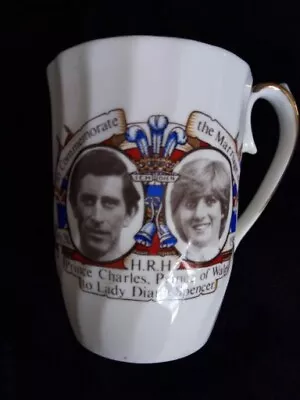 Buy Prince Charles And Lady Diana Bone China Commemorative Mug Royal Collectables  • 5£