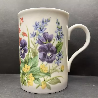 Buy Vintage Crown Trent Violas Primroses & Pasque Flowers Etc Fine Bone China Mug • 19.95£