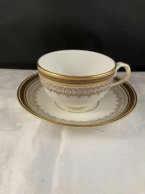 Buy Vintage Tea Coffee Cup & Saucer, Royal Cauldon China, L4000 Pattern, Heavy Gold • 12.32£
