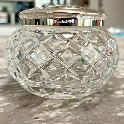 Buy Waterford Crystal Jar With Silver Plated Lid • 43.18£