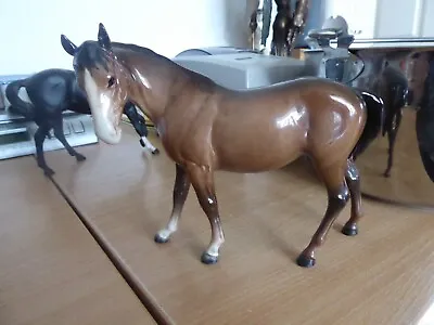 Buy Collectors Dark Brown  Large Beswick Horse • 20£