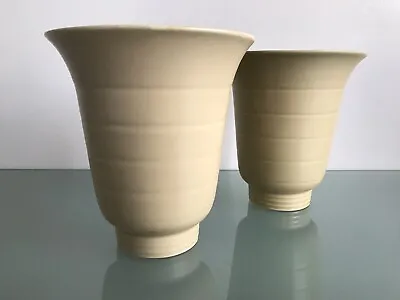 Buy Gray’s Pottery AE Gray Stoke-on-Trent Wall Pocket Pair British Ceramics Art Deco • 59.99£
