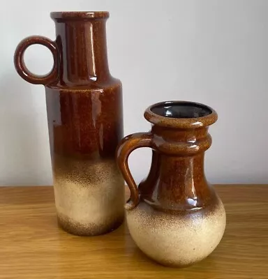 Buy 2x West German Vase With Handles Scheurich Keramik • 32£