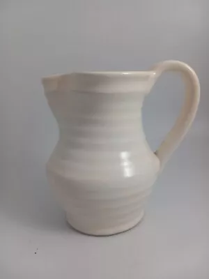 Buy Vintage Bourne Denby Derby Pottery White Glazed Jug In Perfect Condition - Great • 15£