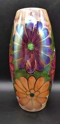 Buy Vintage Lustre OLD COURT WARE Hand Painted Vase, J Fryer, Tunstall 18 Cm • 8£