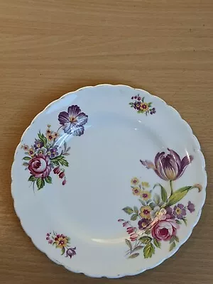 Buy Vintage Tuscan English Bone China Tea Plate, Montrose, Floral • 6£