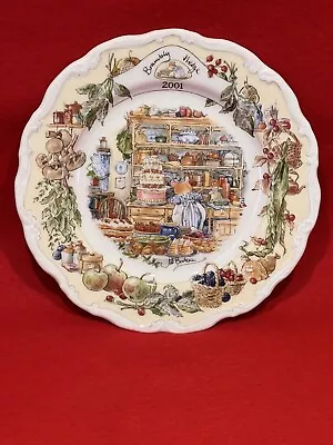 Buy Royal Doulton Brambly Hedge 2001 Year Plate 20cm 1st Quality Kitchen Scenes • 64.99£