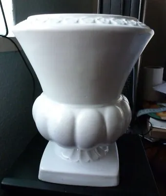 Buy Vintage Dartmouth Pottery Cream  Vase /Urn  - 8  Tall  • 10£