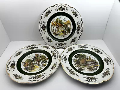 Buy Vtg~Ascot Service Plate~Wood And Sons England~Ironstone~Set Of 3~Alpine White • 28.91£