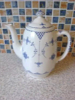 Buy Furnivals Denmark Design Blue Flower Coffee Pot • 12.99£
