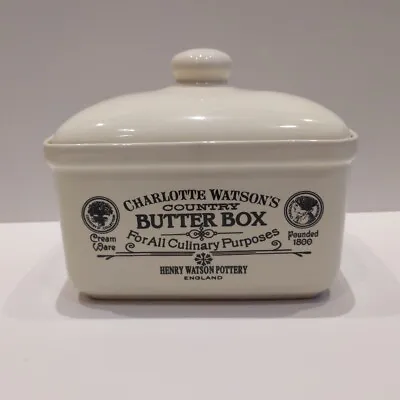 Buy Charlotte Watsons's Country Butter Box Butter Dish Box Cream Ware England • 27£