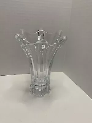Buy Cofrac Crystal Art Glass Vintage Vase Made In France 6 1/2 “ Signed • 53.78£
