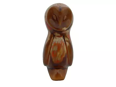 Buy Funky 1960's / 1970's Drip Glazed Pottery Owl • 35£