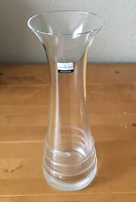 Buy Beautiful 11.5” Tall Dartington Glass Spiral Design Handmade Vase With Label • 14£