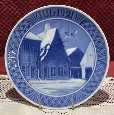 Buy 1921 Royal Copenhagen Christmas Plate   Market Place In Aabenraa  Christmas Eve • 47.42£