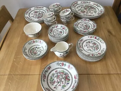 Buy Indian Tree - Johnson Bros Large China Selection 45 Pieces,plates,cups,bowls Etc • 49.99£