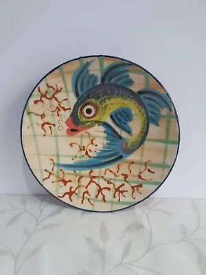 Buy Vintage Puigdemont Fish Plate Spanish Studio Pottery  In Lovely Condition  • 22.99£
